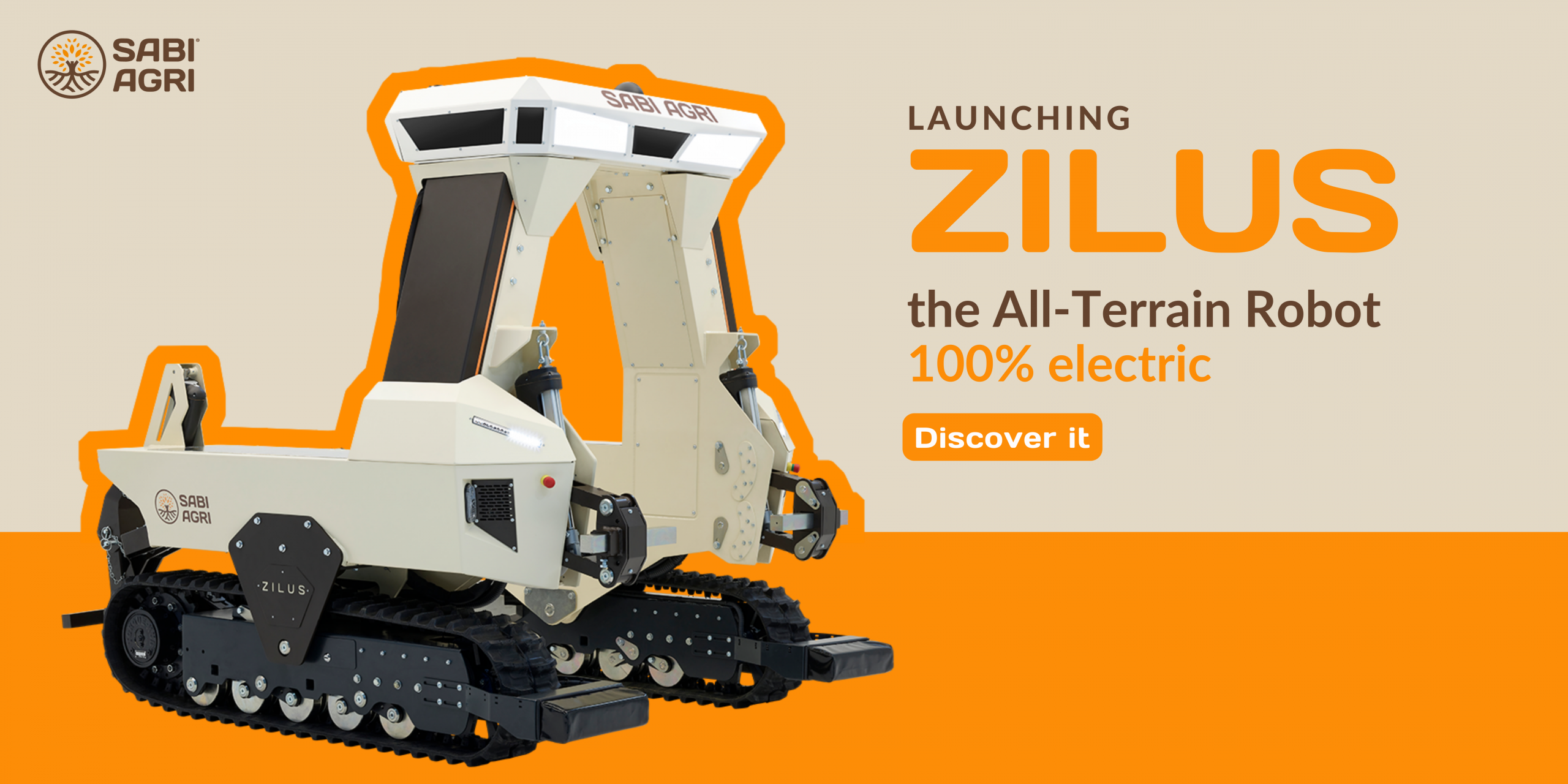 Scopri di più sull'articolo ZILUS, il robot fuoristrada 100% elettrico di SABI AGRI si rivela al gran pubblico