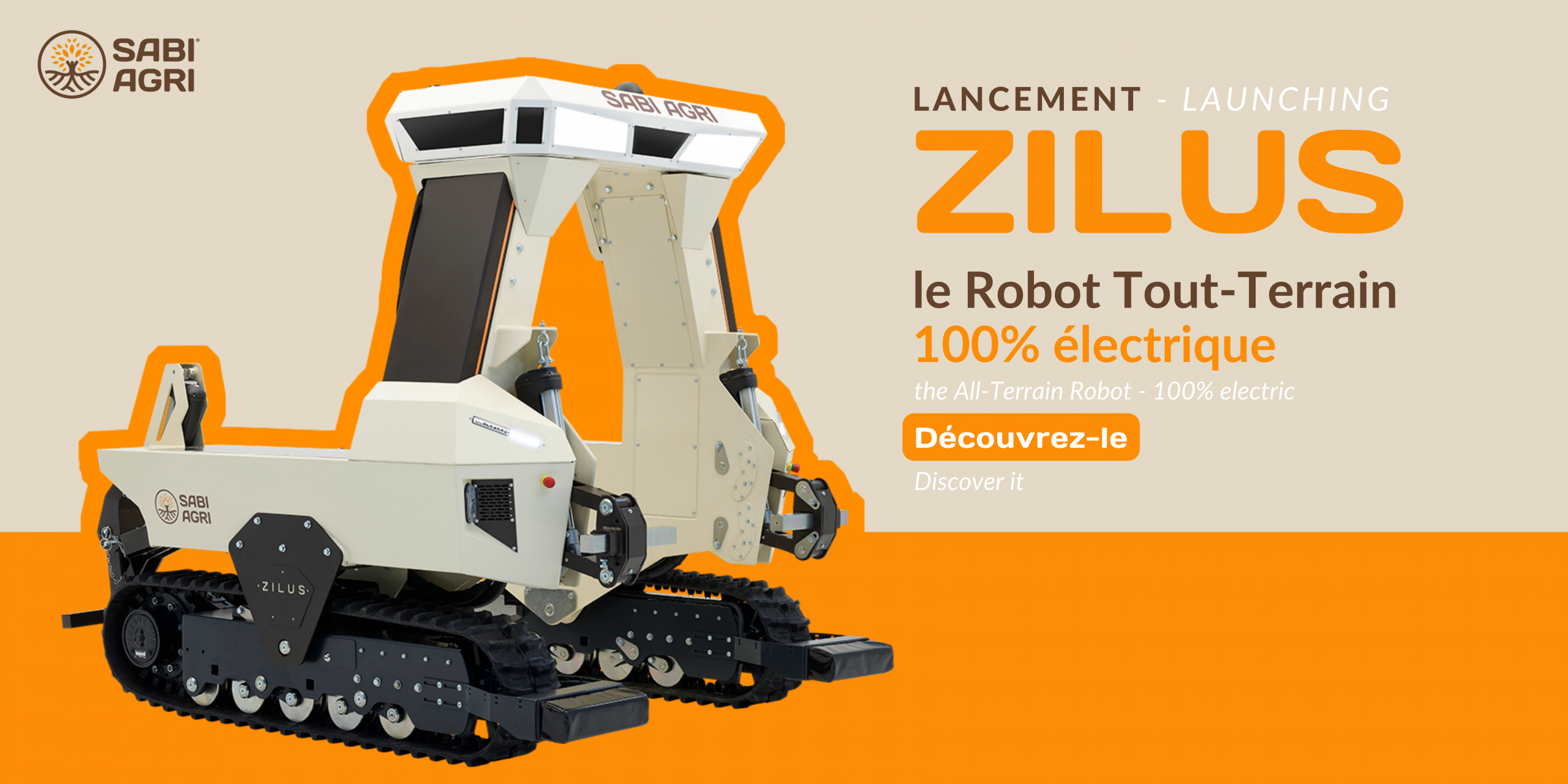 Lire la suite à propos de l’article ZILUS, le robot tout-terrain 100% électrique de SABI AGRI se révèle au grand jour